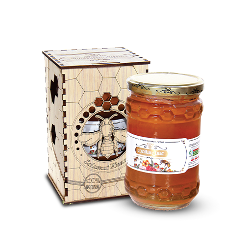 عسل چهل گیاه طرح چوب